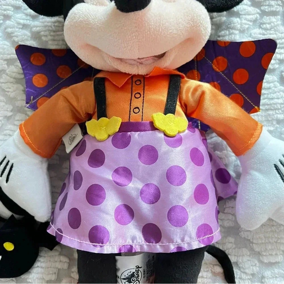 Disney Original Minnie Mouse Halloween Outfit Stuffed Animal Plush 15 inches - Picture 4 of 14